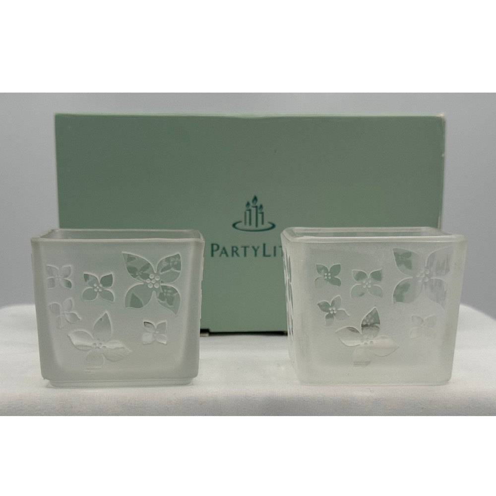 Partylite Fruit Fantasy Holders - P7514U - Candle Holders - NEW Open Box - Glass